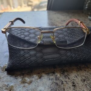 Cartier eyeglasses.